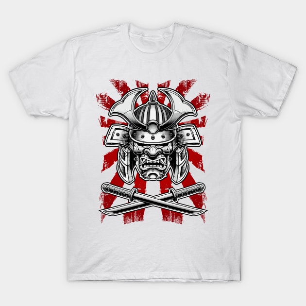 Samurai Mask T-Shirt by juyodesign